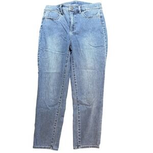 Talbots High-Rise Jegging Crop Blue Denim Jeans Womens Size 6 CN5010 11/17